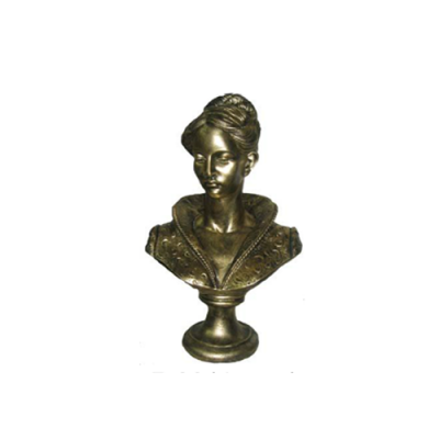 Vrouw Buste Decoratie Figuur Standbeeld Sculptuur 47 cm Figuren Beelden Sculpturen Nieuw R12