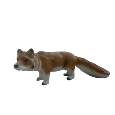 Decoratie Tuin Plastic Figuren Handbeschilderde Figuur Standbeeld Vos 35 cm Standbeelden