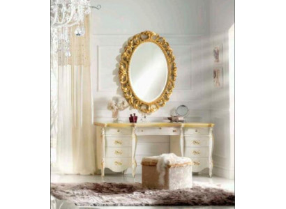 Kaptafel Spiegel Kruk Set Compleet Commode Slaapkamer Nieuw 3-delig Console