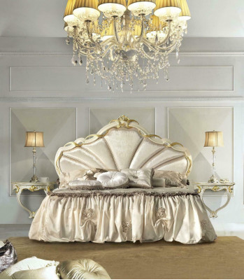 Klassiek bedframe Bedden - Tweepersoonsbed 180x200cm - Barok Rococo Italië