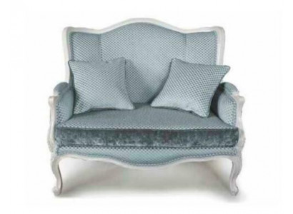 Bankstof Bank Stof Bank Chic Design Designer 2-zits meubel Klassiek meubel