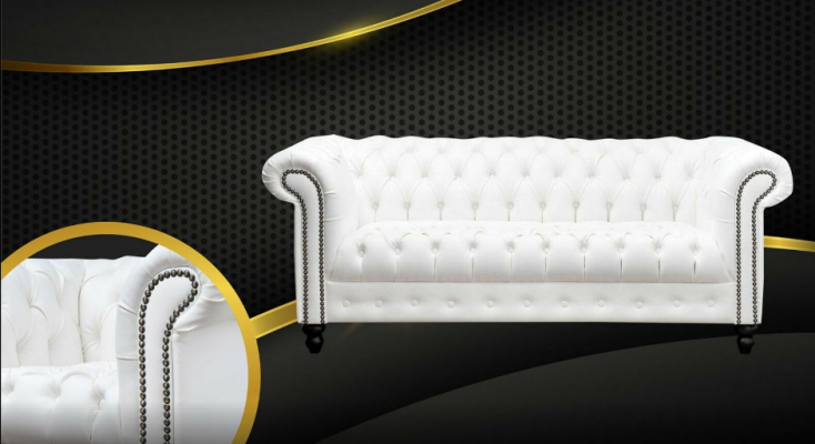 Dries-zits Chesterfield bank Bank Bekleding Luxe Meubels Stoffen Bankstellen