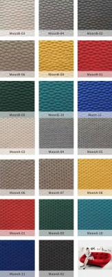 Luxe woonkamerbankstel 3+2 set, leren bekleding bankstellen.