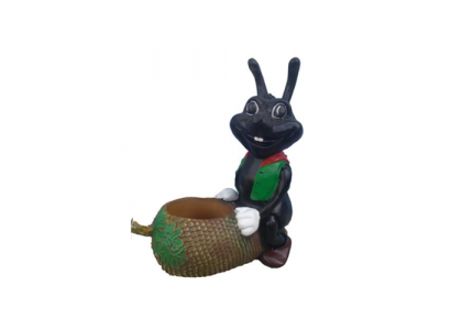 Tuinmier 47cm Tuindecoratiefiguren Standbeelden Figuur met de hand beschilderd Nieuw