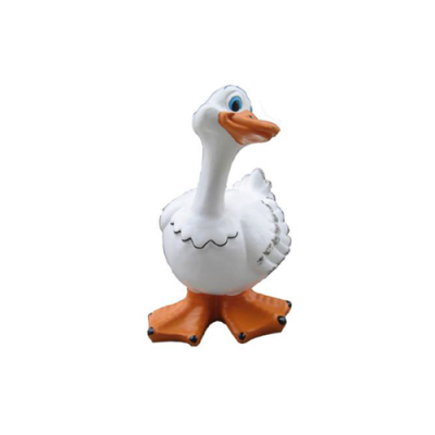 Decoratie Tuin Plastic Figuren Handbeschilderde Figuur Standbeeld Grappige Eend 35cm Nieuw