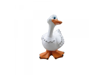 Decoratie Tuin Plastic Figuren Handbeschilderde Figuur Standbeeld Grappige Eend 35cm Nieuw