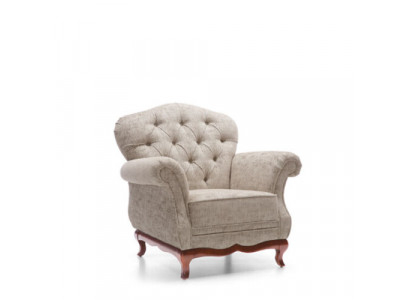 Chesterfield eenzitsbank fauteuil bank gestoffeerde zitmeubelen textiel stof