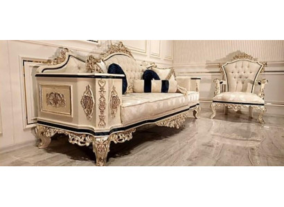Chesterfield bankstel set 3+1 Luxe 2-delige Stoffen Bank Woonkamer