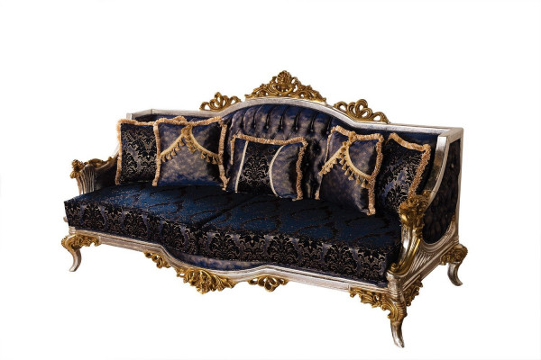 Koninklijk Blauw Bankstel Bankstel Salontafel Meubels 5-delig Bank