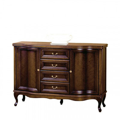Klassieke eetkamer vitrine kast stoelen tafel Chippendale woonkamer 10-delig