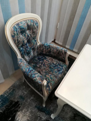 Eettafel ontwerper stoelen set van 6 stoelen met tafel