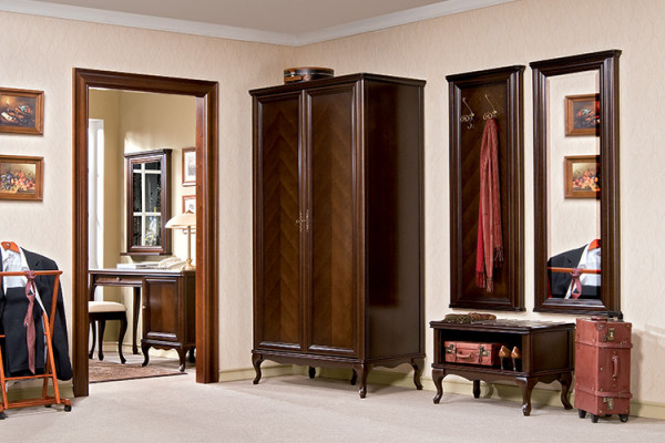 Diele Garderobe Set Echtes Holz Flur Wandgarderobe Italienische Möbel Garderoben  Hal Garderobe Set Echt Houtgang Wandgarderobe Italiaanse Meubels Kapstokken