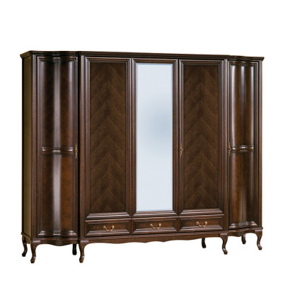 Klassieke kasten Kast Wandmeubel 5 deuren Hout Nieuw Italiaanse meubels