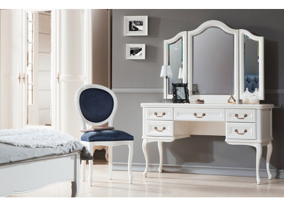 Make-up tafel met stoel Kaptafel Kaptafel Make-up tafel Kosmetische tafel
