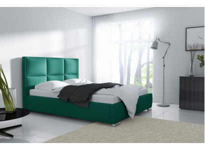 Bed Bed frame Green Double Hotel Bedroom Beds Furniture Furnishing Design