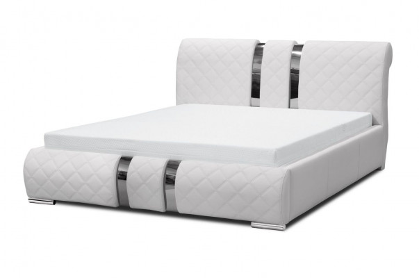 Bedframe met opbergdoos Bed Bedframe Wit Bedden 180cm Tweepersoonsbed Echtelijk bed Nieuw