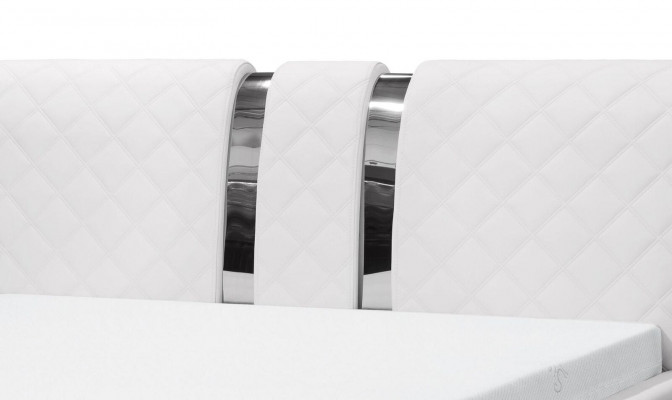 Bedframe met opbergdoos Bed Bedframe Wit Bedden 180cm Tweepersoonsbed Echtelijk bed Nieuw