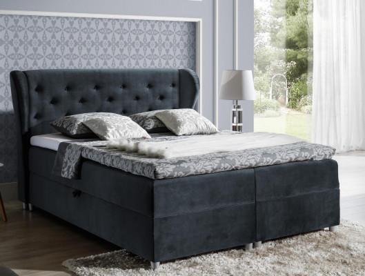 Bed gestoffeerd boxspringbed polyester bedden tweepersoonsbed huwelijksbed bedframe