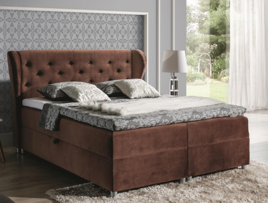 Bed gestoffeerd boxspringbed polyester bedden tweepersoonsbed huwelijksbed bedframe