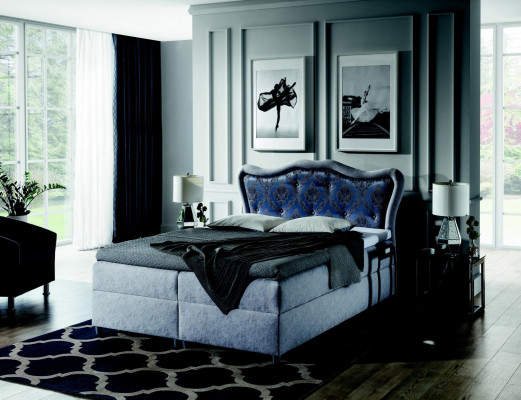 Klassiek bed Boxspring bedden Barok slaapkamer meubels Luxe inrichting