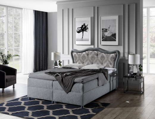 Klassiek bed Boxspring bedden Barok slaapkamer meubels Luxe inrichting