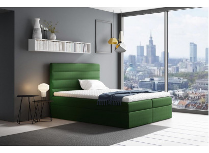 Bed met opbergruimte tweepersoonsbed Bedden Groen gestoffeerd bed Boxspringbed Tweepersoonsbed Nieuw