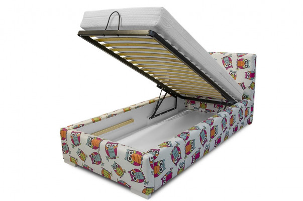 Jongerenbed kinderbed Kids Design Modern Bed kinderkamer 90 cm Bedlade Nieuw