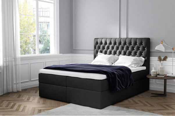 Boxspringbed Tweepersoonsbed Echtelijk bed Bedframe Bed Gestoffeerd bed Bedden 180x200cm