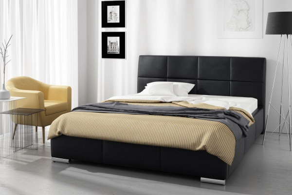 Bed tweepersoonsbed echtelijk bed bedframe bedombouw gestoffeerd bed bedden 160x200 meubels