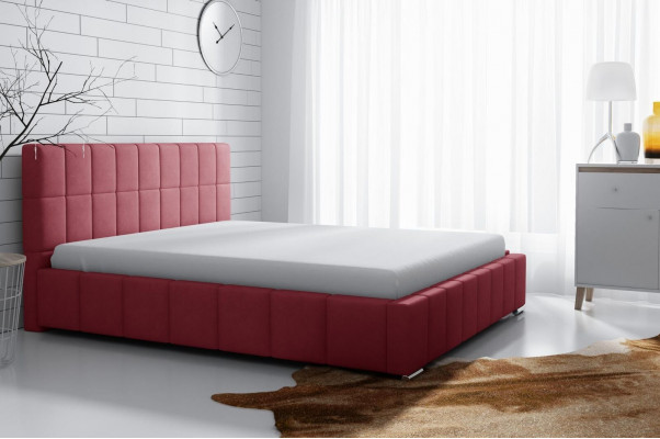 Bedframe Design Dubbel Hotel Modern Slaapkamer Bed Bedden Gestoffeerd Bed Nieuw