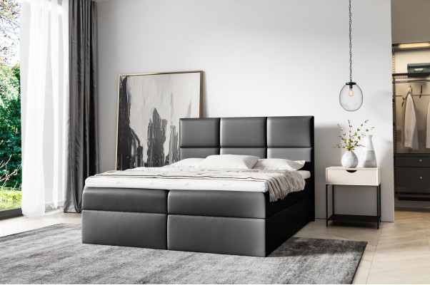 Bed met matras Boxspringbed 160x200 Design Dubbel Hotel Modern Bed Bedden Meubels