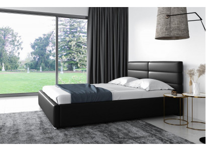 Bedframe Hout Ontwerp Dubbel Hotel Modern Bed Slaapkamer Bedden Gestoffeerd Bed