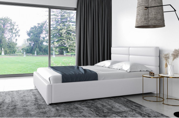 Bedframe Hout Ontwerp Dubbel Hotel Modern Bed Slaapkamer Bedden Gestoffeerd Bed