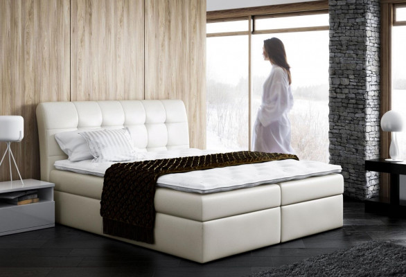Bedlade Bed Slaapkamer Bedden Boxspring Textiel Ontwerp Dubbel Hotel Nieuw