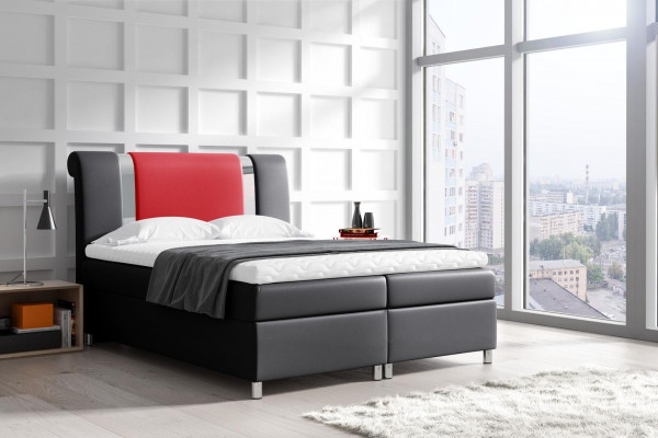 Bed met opbergruimte boxspring bedden meubels dubbel 160x200 slaapkamer hotel nieuw