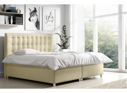 Bedlade gestoffeerd boxspringbed design tweepersoons hotel modern bed 160x200 nieuw