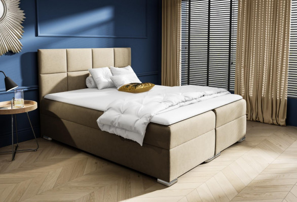 Boxspringbed Slaapkamer Bekleed Ontwerp Dubbel Hotel Modern Bed Bedlade