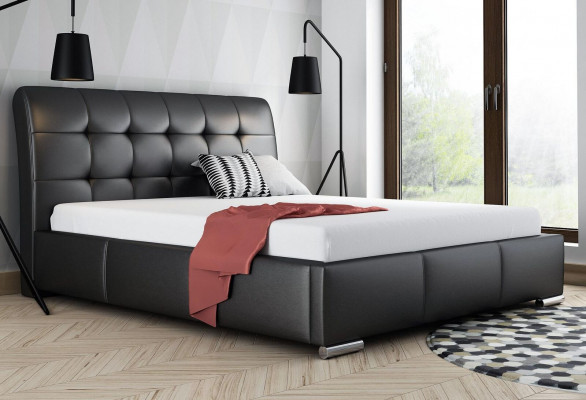 Luxe meubels Bed Bedframe Slaapkamer Design Dubbel Hotel Modern Nieuw 160x200