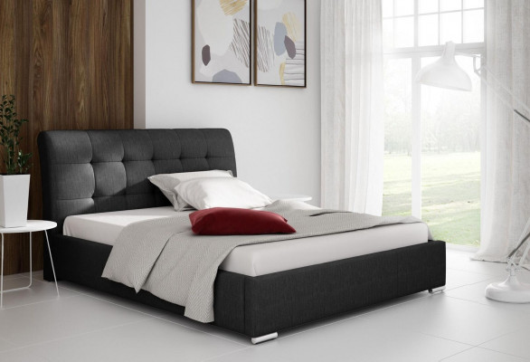 Luxe meubels Bed Bedframe Slaapkamer Design Dubbel Hotel Modern Nieuw 160x200