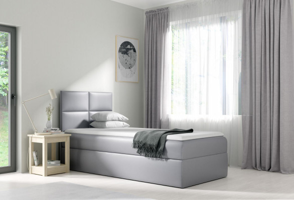 Bed bedframe bedroom design hotel single 80 cm youth bed box spring bed