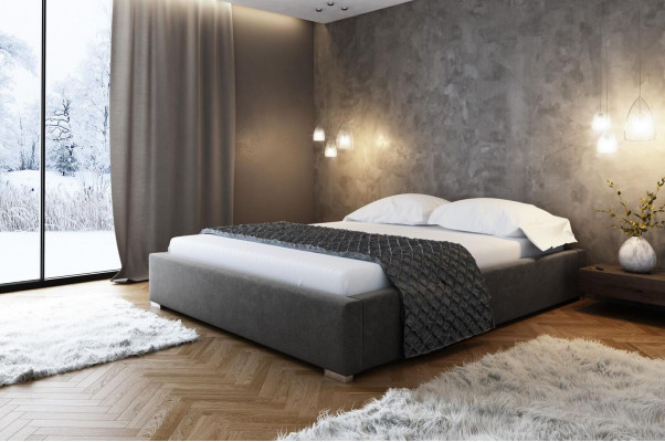 Bedden Kast Bedframe Bed Lederen bedframe Tweepersoonsbed