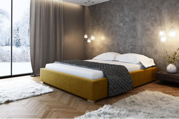 Bedden Kast Bedframe Bed Lederen bedframe Tweepersoonsbed