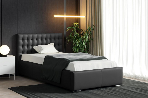 Jongerenbed Bedframe Bed Gestoffeerd bed Bedden Polyester Bedframe Jeugdkamer