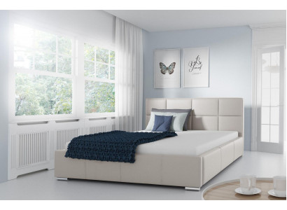 Dubbel Bed Gestoffeerde Bedden Lederen Bed Ontwerp Luxe Meubelen 200x200 Bedframe