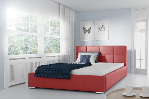 Dubbel Bed Gestoffeerde Bedden Lederen Bed Ontwerp Luxe Meubelen 200x200 Bedframe