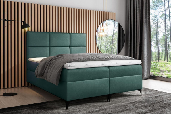 Boxspringbed Textiel Design Dubbel Hotel Modern Bed Slaapkamer Bedden 200x200