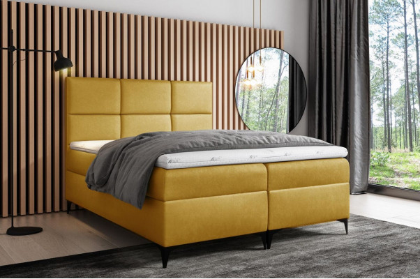 Boxspringbed Textiel Design Dubbel Hotel Modern Bed Slaapkamer Bedden 200x200
