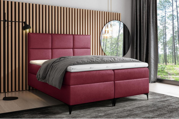 Boxspringbed Textiel Design Dubbel Hotel Modern Bed Slaapkamer Bedden 200x200