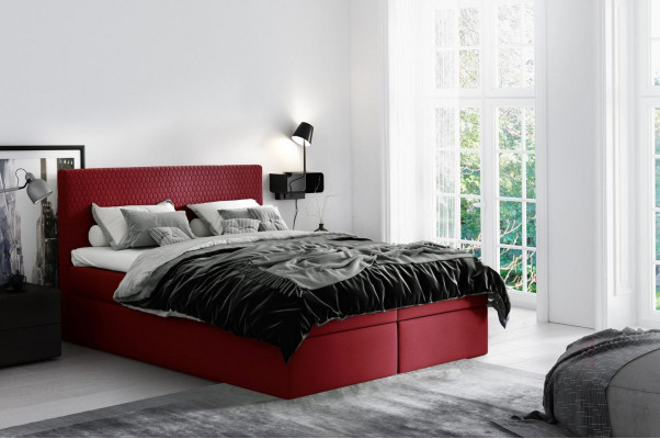 Boxspringbed textiel design dubbel hotel modern bed slaapkamer bedden 160x200