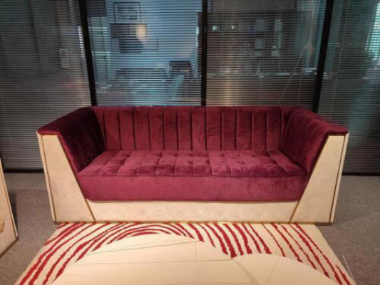 Roze Medusa Bank Driezits Gestoffeerde Zachte Banken Bankstellen Meubels Stof